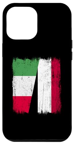 Italien Jemen halbe Flagge Italienische Jemenitische Vorfahren Hülle für iPhone 12 Pro Max von Republic Of Yemen Flag Designs Proud Yemeni Roots