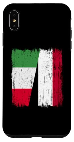 Italien Jemen halbe Flagge Italienische Jemenitische Vorfahren Hülle für iPhone XS Max von Republic Of Yemen Flag Designs Proud Yemeni Roots