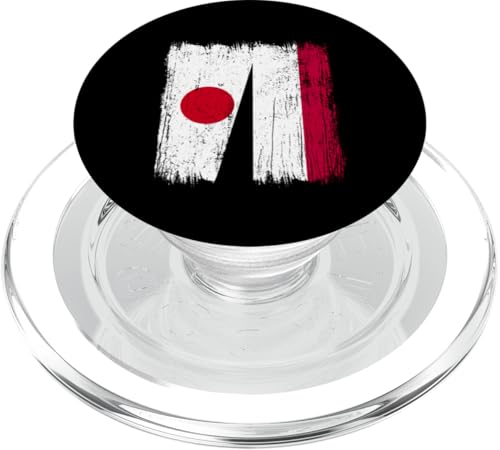 Japan Jemen Halbflagge Japanische Jemenitische Vorfahren PopSockets PopGrip für MagSafe von Republic Of Yemen Flag Designs Proud Yemeni Roots