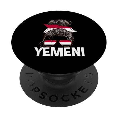 Jemeni Mädchen Unordentlicher Haarknoten Stolz Jemen Frauen tragen PopSockets Klebender PopGrip Jemeni Mädchen Unordentlicher Haarknoten Stolz Jemen Frauen tragen PopSockets Klebender PopGrip von Republic Of Yemen Flag Designs Proud Yemeni Roots