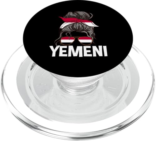 Jemeni Mädchen Unordentlicher Haarknoten Stolz Jemen Frauen tragen PopSockets PopGrip für MagSafe Jemeni Mädchen Unordentlicher Haarknoten Stolz Jemen Frauen tragen PopSockets PopGrip für MagSafe von Republic Of Yemen Flag Designs Proud Yemeni Roots