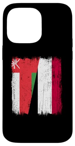 Oman Jemen halbe Flagge Omanische Jemenitische Vorfahren Hülle für iPhone 14 Pro Max von Republic Of Yemen Flag Designs Proud Yemeni Roots