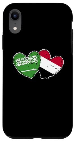 Saudi-Arabien, Jemen-Flagge, Herzen, Saudi-Jemenitisches Erbe Hülle für iPhone XR Saudi-Arabien, Jemen-Flagge, Herzen, Saudi-Jemenitisches Erbe Hülle für iPhone XR von Republic Of Yemen Flag Designs Proud Yemeni Roots