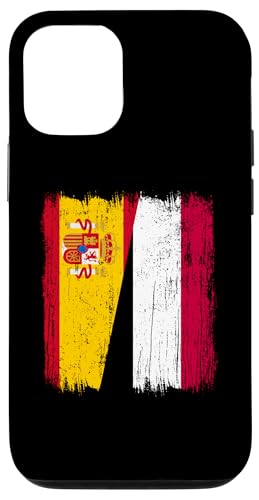 Spanien Jemen Halbflagge Spanisch Jemenitische Vorfahren Hülle für iPhone 12/12 Pro von Republic Of Yemen Flag Designs Proud Yemeni Roots