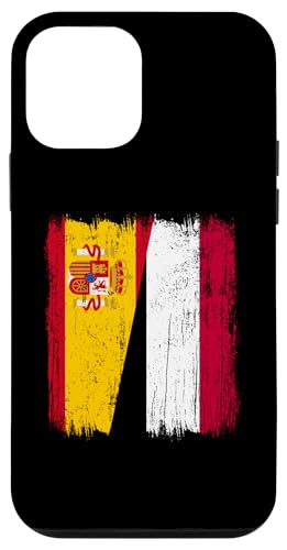 Spanien Jemen Halbflagge Spanisch Jemenitische Vorfahren Hülle für iPhone 12 mini von Republic Of Yemen Flag Designs Proud Yemeni Roots