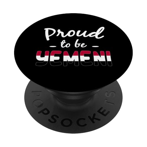 Stolz darauf, im Jemen geboren zu sein PopSockets Klebender PopGrip von Republic Of Yemen Flag Designs Proud Yemeni Roots