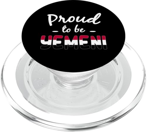 Stolz darauf, im Jemen geboren zu sein PopSockets PopGrip für MagSafe von Republic Of Yemen Flag Designs Proud Yemeni Roots