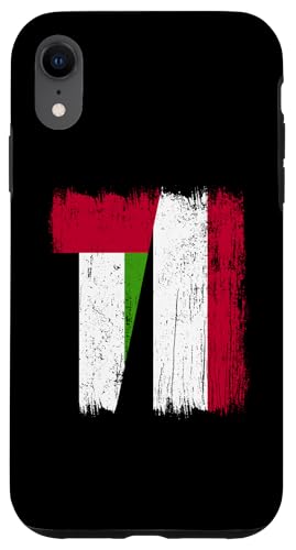 VAE Jemen Halbflagge Vereinigte Arabische Emirate Jemenitische Vorfahren Hülle für iPhone XR von Republic Of Yemen Flag Designs Proud Yemeni Roots