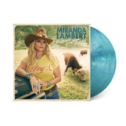 Miranda Lambert - Postcards From Texas Exclusive Turquoise Mix Color Vinyl von Republic Records.