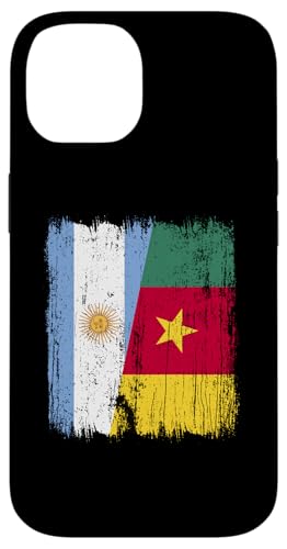 Argentinien Kamerun Halbflagge Argentinien Kamerunische Flagge Hülle für iPhone 14 Argentinien Kamerun Halbflagge Argentinien Kamerunische Flagge Hülle für iPhone 14 von Republic of Cameroon Flag Design Cameroonian Roots