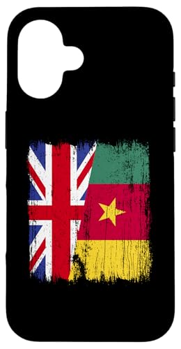 Britische Kamerun, halbe Flagge, britische kamerunische Vorfahren Hülle für iPhone 16 Britische Kamerun, halbe Flagge, britische kamerunische Vorfahren Hülle für iPhone 16 von Republic of Cameroon Flag Design Cameroonian Roots
