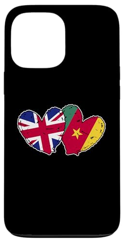 Britische Kamerun-Flagge in Herzform, britisch-kamerunische Freundschaft Hülle für iPhone 13 Pro Max Britische Kamerun-Flagge in Herzform, britisch-kamerunische Freundschaft Hülle für iPhone 13 Pro Max von Republic of Cameroon Flag Design Cameroonian Roots