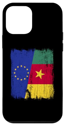 EU Kamerun Halbflagge Europäische Union Kamerunische Vorfahren Hülle für iPhone 12 mini EU Kamerun Halbflagge Europäische Union Kamerunische Vorfahren Hülle für iPhone 12 mini von Republic of Cameroon Flag Design Cameroonian Roots