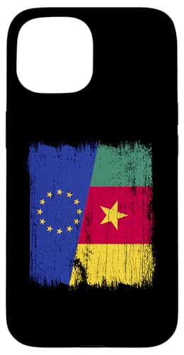 EU Kamerun Halbflagge Europäische Union Kamerunische Vorfahren Hülle für iPhone 15 EU Kamerun Halbflagge Europäische Union Kamerunische Vorfahren Hülle für iPhone 15 von Republic of Cameroon Flag Design Cameroonian Roots