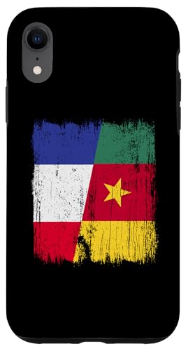 Frankreich, Kamerun, halbe Flagge, französische kamerunische Vorfahren Hülle für iPhone XR von Republic of Cameroon Flag Design Cameroonian Roots