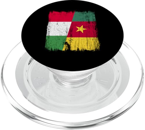 Italien Kamerun Halbflagge Italienische Kamerunische Vorfahren PopSockets PopGrip für MagSafe Italien Kamerun Halbflagge Italienische Kamerunische Vorfahren PopSockets PopGrip für MagSafe von Republic of Cameroon Flag Design Cameroonian Roots
