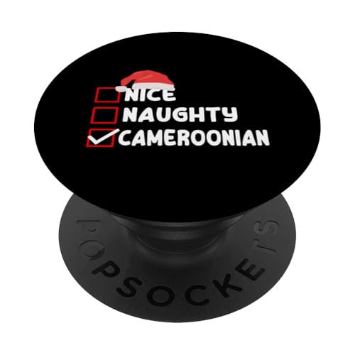 Lustige Kamerun-Weihnachtselfe tragen kamerunische Weihnachten PopSockets Klebender PopGrip Lustige Kamerun-Weihnachtselfe tragen kamerunische Weihnachten PopSockets Klebender PopGrip von Republic of Cameroon Flag Design Cameroonian Roots