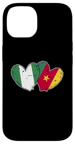 Nigeria Kamerun Herz Flagge Nigerianische Kamerunische Freundschaft Hülle für iPhone 14 Nigeria Kamerun Herz Flagge Nigerianische Kamerunische Freundschaft Hülle für iPhone 14 von Republic of Cameroon Flag Design Cameroonian Roots