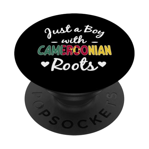 Nur ein Junge mit kamerunischen Wurzeln Pride Cameroon Men PopSockets Klebender PopGrip Nur ein Junge mit kamerunischen Wurzeln Pride Cameroon Men PopSockets Klebender PopGrip von Republic of Cameroon Flag Design Cameroonian Roots