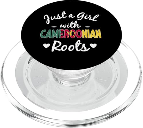 Nur ein Mädchen mit kamerunischen Wurzeln Pride Kamerun Frauen PopSockets PopGrip für MagSafe Nur ein Mädchen mit kamerunischen Wurzeln Pride Kamerun Frauen PopSockets PopGrip für MagSafe von Republic of Cameroon Flag Design Cameroonian Roots