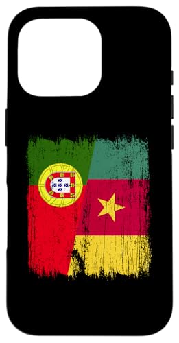 Portugal Kamerun Halbflagge Portugiesische Kamerunische Vorfahren Hülle für iPhone 16 Pro Portugal Kamerun Halbflagge Portugiesische Kamerunische Vorfahren Hülle für iPhone 16 Pro von Republic of Cameroon Flag Design Cameroonian Roots