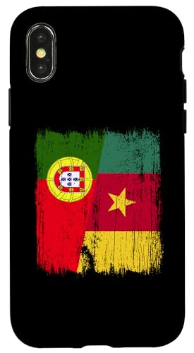 Portugal Kamerun Halbflagge Portugiesische Kamerunische Vorfahren Hülle für iPhone X/XS Portugal Kamerun Halbflagge Portugiesische Kamerunische Vorfahren Hülle für iPhone X/XS von Republic of Cameroon Flag Design Cameroonian Roots