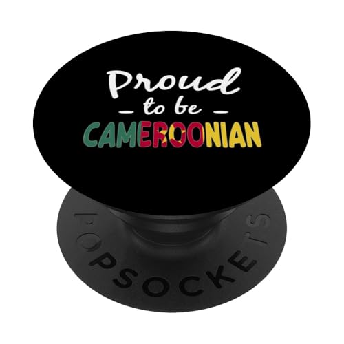Stolz auf Kameruner Stolz Kamerun Erbe PopSockets Klebender PopGrip Stolz auf Kameruner Stolz Kamerun Erbe PopSockets Klebender PopGrip von Republic of Cameroon Flag Design Cameroonian Roots