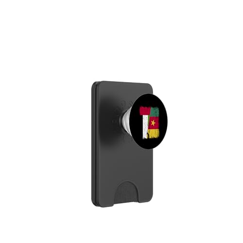 VAE Kamerun Halbflagge Emirati Kamerunische Vorfahren PopSockets PopWallet für MagSafe VAE Kamerun Halbflagge Emirati Kamerunische Vorfahren PopSockets PopWallet für MagSafe von Republic of Cameroon Flag Design Cameroonian Roots