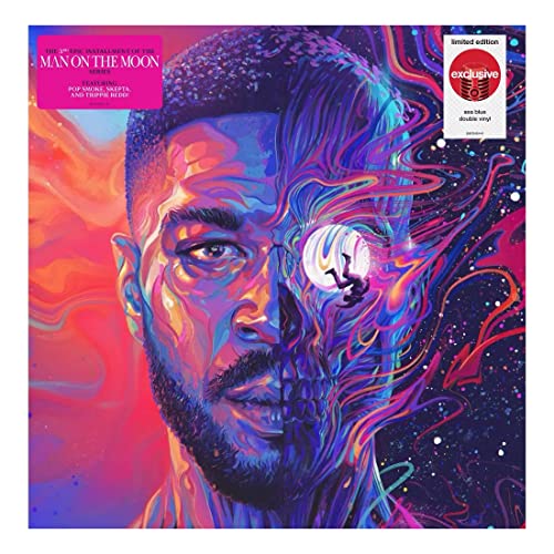 Man on the Moon 3 Blue Vinyl, Kid Cudi Sea Blue LP von Republic