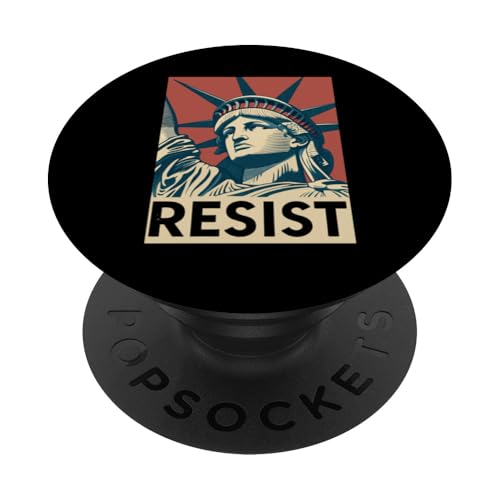 Anti-Trump — WIDERSTEHEN PopSockets Klebender PopGrip von Resist Trump Protest Anti Trump Protest