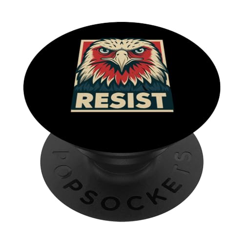 Demokratie - Verhindern Sie Faschismus - Klassischer Widerstand PopSockets Klebender PopGrip von Resist Trump Protest Anti Trump Protest