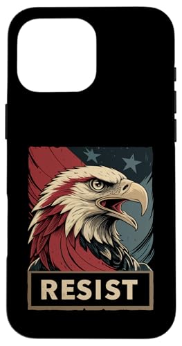 Stolze amerikanische Demokratie - Anti Trump - Retro RESIST Hülle für iPhone 16 Pro Max Stolze amerikanische Demokratie - Anti Trump - Retro RESIST Hülle für iPhone 16 Pro Max von Resist Trump Protest Anti Trump Protest