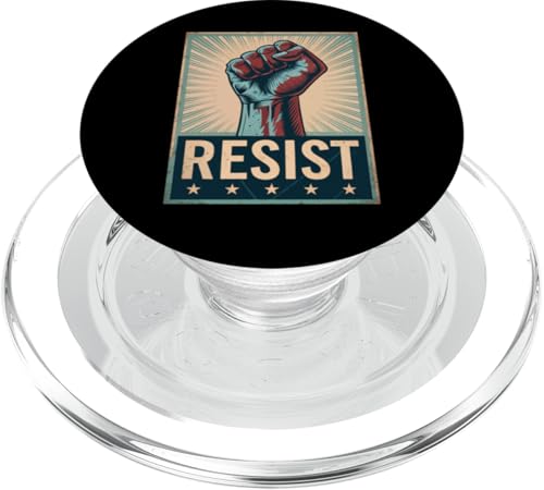 WIDERSTEHEN PopSockets PopGrip für MagSafe WIDERSTEHEN PopSockets PopGrip für MagSafe von Resist Trump Protest Anti Trump Protest