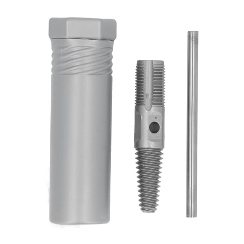 Resefinem 1/2 Zoll 65 Manganstahl Multifunktion beschädigter Schraubenextraktor für die Reparatur der Wasserrohr mit Spiralnut langlebig und einfach zu bedienen (Straight Groove) von Respicefinem