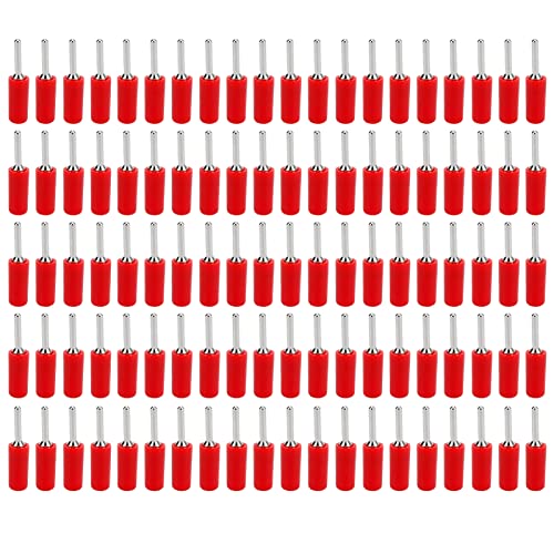 Resefinem 100pcs Bananenstopfen Männlicher Messing Pin gerade für innere Federplatte ideal für mehrere elektronische Anwendungen mit starker Konnektivität Gute elektrische (Red) von Respicefinem