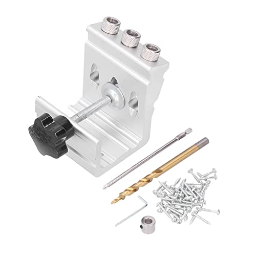 Resefinem 3 in 1 Lochöffner -Kit Hocheffizienz Praktisch Klemmleiter Lebensdauer Holzbohrer Locator aus Aluminiumlegierung mit spezifischem Bohrerschraubendreher -Kopfgrenze Resefinem 3 in 1 Lochöffner -Kit Hocheffizienz Praktisch Klemmleiter Lebensdauer Holzbohrer Locator aus Aluminiumlegierung mit spezifischem Bohrerschraubendreher -Kopfgrenze von Respicefinem