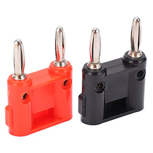 Resefinem 5Set 4mm Dual Bananengestecker Bananen -Stecker -Adapter für Antennenkoaxialkabel für Injektionstechnologien stabil dauerhafte Verschleiß und Wärme für die meisten von Respicefinem