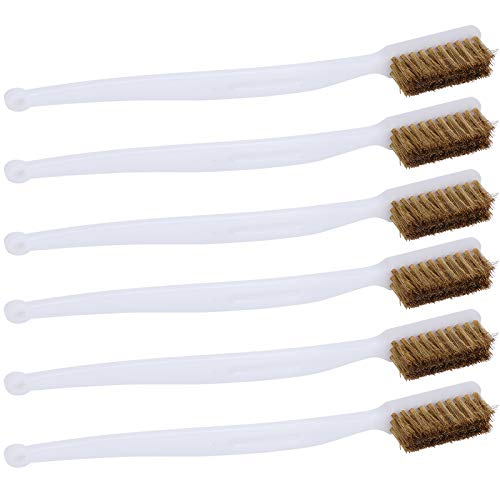 Resefinem 6PCS Druckerreinigung Stahldrahtbürste mit Kunststoffgriff ideal für Düsenreinigungsentfernung und Lücken reinigen leichte tragbare und einfach zu speichern Resefinem 6PCS Druckerreinigung Stahldrahtbürste mit Kunststoffgriff ideal für Düsenreinigungsentfernung und Lücken reinigen leichte tragbare und einfach zu speichern von Respicefinem