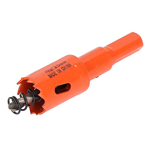 Resefinem Bi Metall -Loch -Sägen -Bohrer Bit -Hochgeschwindigkeits -Stahlsäureschneider mit Dorn zum Schneiden von Löchern in Holz und Metall 7/8 Zoll 22 mm hoher Härte und Easy (25/32(20mm)) von Respicefinem