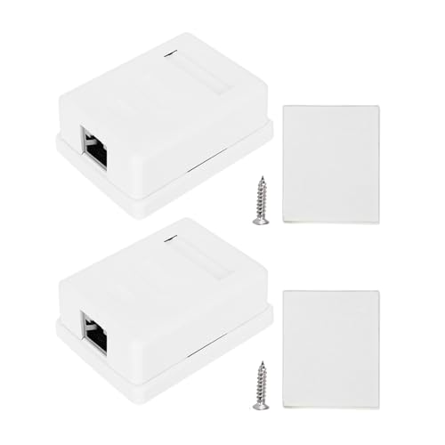 Resefinem Desktop Information Junction Box RJ45 8p8c Cat6 Einzelanschluss -Verkabelung von Respicefinem