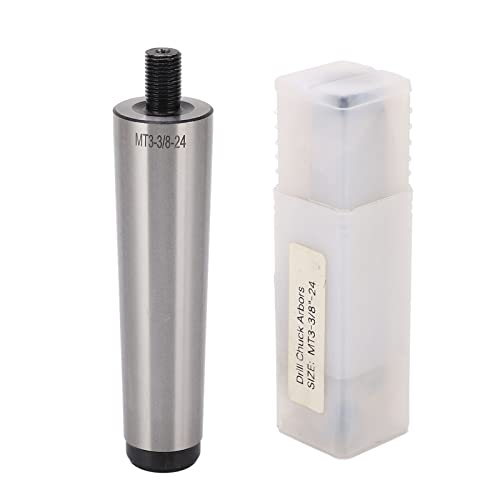 Resefinem Drill Chuck Arbor Mt3 Schaft an 3/8 Zoll 24 Gewinde Chuck Arbor Adapter für Klopfmaschine hohe Härte Stall einfache Installation breitem Gebrauch aus Manganstahl von Respicefinem
