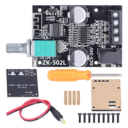 Respicefinem 2x50W TPA3116 Bluetooth Verstärker Modul mit 5.0 Verstärker Platine Mini Digital Endstufe für 4-8Ω Lautsprecher DIY Audio von Respicefinem