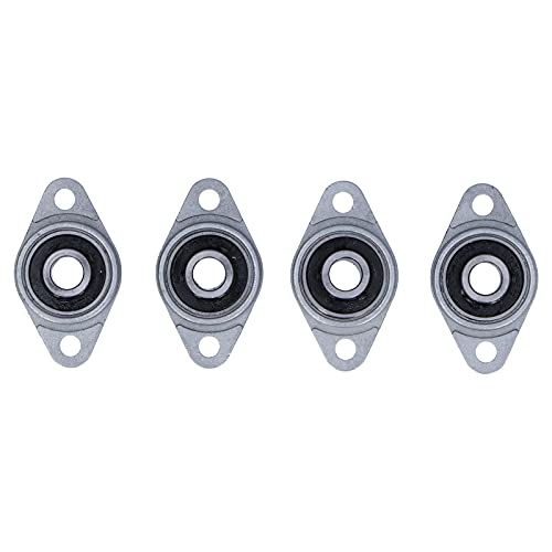 Respicefinem 4Pcs Flange Mounted Bearing Horizontal Trapezoidal Screw Bracket Support Ideal for 3D Printer T8 Made of Stainless Steel With Self Aligning Feature Suitable for Respicefinem 4Pcs Flange Mounted Bearing Horizontal Trapezoidal Screw Bracket Support Ideal for 3D Printer T8 Made of Stainless Steel With Self Aligning Feature Suitable for von Respicefinem