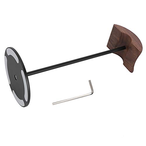 Respicefinem Aluminum Alloy Headphone Stand with Walnut Earphone Holder for Desktop In Metallic Black Ideal for Home Office Studio Bedroom Or Beside TV Respicefinem Aluminum Alloy Headphone Stand with Walnut Earphone Holder for Desktop In Metallic Black Ideal for Home Office Studio Bedroom Or Beside TV von Respicefinem