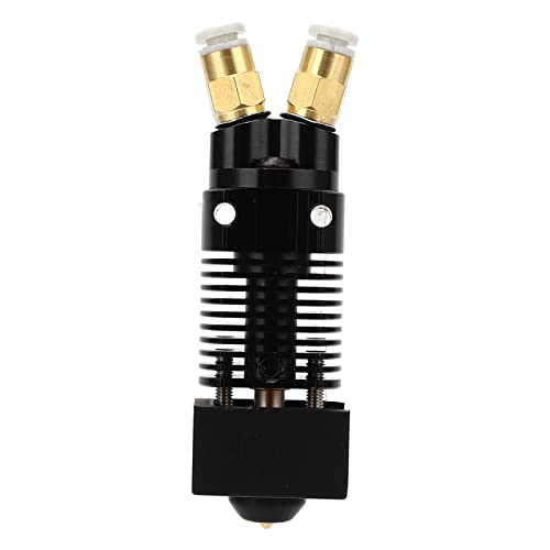 Respicefinem Dual Gear Extruder Aluminiumlegierung 2-in-1 Extrusionskopf für CR 10 Ender 3 3D-Drucker Doppelte Zahnradförderung Schnellkühlung Präzisionsdruck von Respicefinem