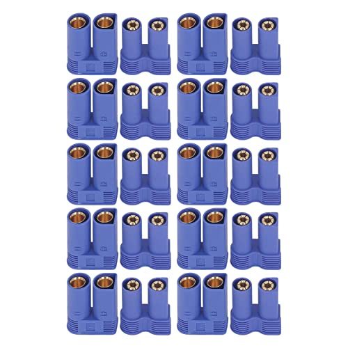 Respicefinem EC5 Vergoldete Steck verbinder 10 Paar Anti-Reverse-Messing-RC-Modell Zubehör für Drohne und Fernbedienung Modell Respicefinem EC5 Vergoldete Steck verbinder 10 Paar Anti-Reverse-Messing-RC-Modell Zubehör für Drohne und Fernbedienung Modell von Respicefinem