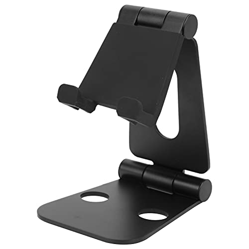 Respicefinem Resefinem Mobiltelefonhalter Desktop Klapperhalte tragbare Tablet PC Support Rahmen ideales Bürozubehör Aluminiumlegierung Silikonmaterial 270 Grad einstellbarer Winkel für von Respicefinem
