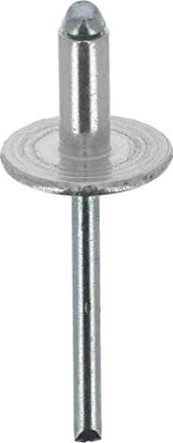 Restagraf - Niete mit großem Kopf, Aluminium & Stahlschaft – kompatibel mit Alfa Romeo, Alpine, Dacia, Nissan, Renault – Durchmesser 4,8 mm – Länge 11,5 mm – Ref. 12261 – Beutel mit 20 Stück Restagraf - Niete mit großem Kopf, Aluminium & Stahlschaft – kompatibel mit Alfa Romeo, Alpine, Dacia, Nissan, Renault – Durchmesser 4,8 mm – Länge 11,5 mm – Ref. 12261 – Beutel mit 20 Stück von Restagraf