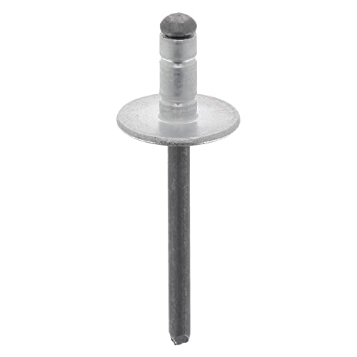 Aluminiumnieten, breiter Kopf, Schildhalterung für Renault-Fahrzeuge, 4,8 mm x 10,8 mm, 20 Stück von Restagraf
