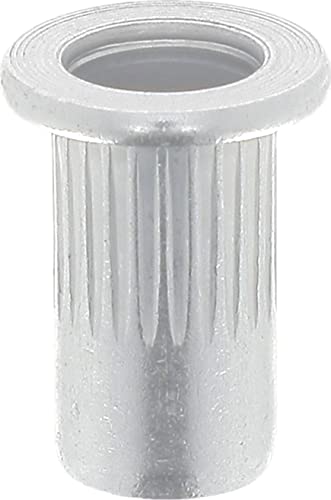 Crimpmutter aus Aluminium, rund, für Fahrzeuge aller Marken, M4-0,70, 0,25 – 2 mm, Blechstärke, 40 Stück von Restagraf